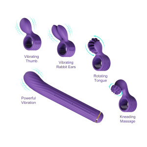 Вібратор Otouch Magic Stick S1 Plus - Purple. Photo 3
