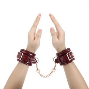 Наручники Liebe Seele Wine Red wirst Cuffs (м'ята упаковка!!!). Photo 3
