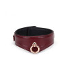 Нашийник з повідцем Liebe Seele Wine Red Curved Collar