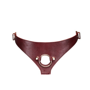Трусики для страпона Liebe Seele Wine Red Strap on Harness. Photo 2