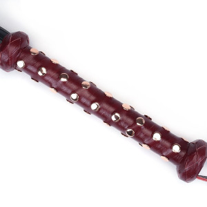 Флогер Liebe Seele Wine Red Studded Flogger. Photo 3
