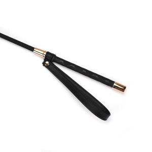Ляскалка Liebe Seele Black Organosilicon Riding Crop. Photo 3
