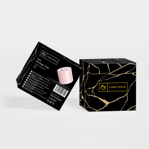 Скотч для бондажу Liebe Seele Bondage Tape Pink 25м. Photo 2