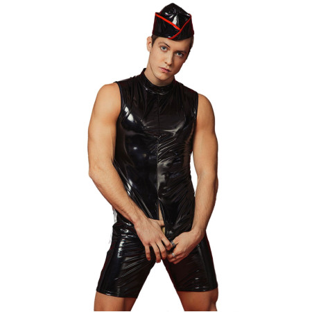 Комбідрес чоловічий (лак) з лампасам D&A XL