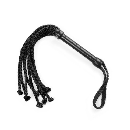 Ажурний батіг кішка з Еко шкіри Art of Sex - Kani, колір Чорний