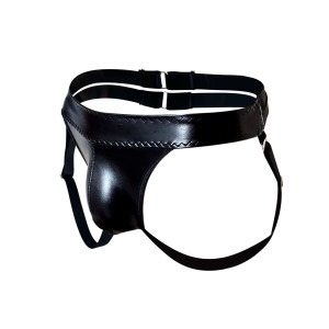 Чоловічі вінілові труси Art of Sex - Atlante, колір Чорний, розмір L-2XL. Photo 3