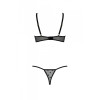 Комплект MARINA SET WITH OPEN BRA black S/M - Passion