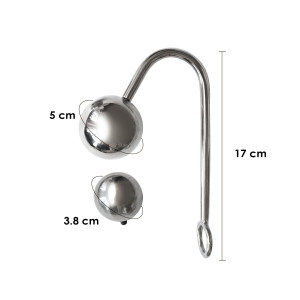 Бондажний набір із металевим анальним гаком №4 Art of Sex Blanca Bondage set with anal hook №4. Photo 2