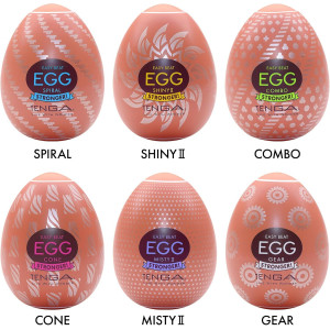 Набір мастурбаторів-яєць Tenga Egg Hard Boilded II Pack (6 яєць). Photo 2