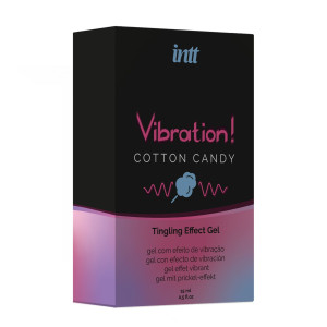 Жидкий вибратор Intt Vibration Cotton Candy (15 мл), густой гель, очень вкусный, действует до 30 мин. Photo 3