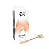 Затискач для клітора Art of Sex - Clit Clamp Butterfly, золото