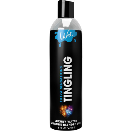 Охолоджувальний лубрикант на водно-силіконовій основі Wet Extra Sensations Tingling (236 мл)
