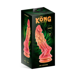 Фентезійний фалоімітатор Kong Silicone The Dragon. Photo 2
