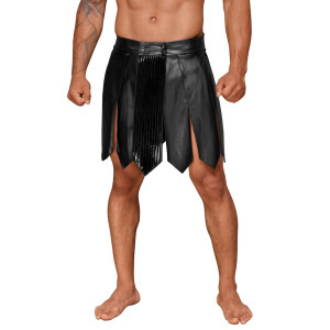 Чоловіча спідниця гладіатора Noir Handmade H053 Eco leather men's gladiator skirt - S. Photo 2