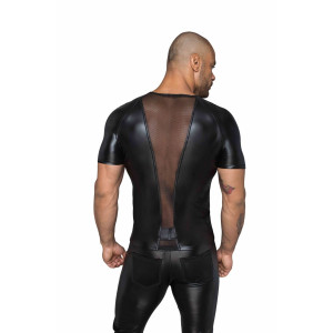 Футболка Noir Handmade H056 Men's T-shirt made of powerwetlook - XXL. Photo 2