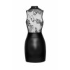 Сукня Noir Handmade F241 Short dress with powerwetlook skirt and tulle top - XL