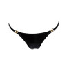 Трусики Noir Handmade P008 Powerwetlook panty with gold clasp - M
