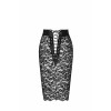 Спідниця Noir Handmade F302 Ambivalence lace up midi skirt - XXL