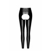 Легінси Noir Handmade F304 Taboo wetlook leggings with open crotch and bum - 3XL