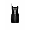 Сукня Noir Handmade F307 Mirage wetlook mini dress with jewelry rhinestone chain - XL