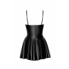 Сукня Noir Handmade F308 Dreamer wetlook corset mini dress with front zipper - XL