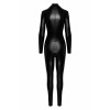 Комбінезон Noir Handmade F319 Caged wetlook catsuit with zippers and ring - XL