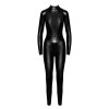 Комбінезон Noir Handmade F319 Caged wetlook catsuit with zippers and ring - XXL