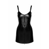 Сукня Noir Handmade F320 Starlet wetlook minidress with ring belt - M