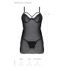 Пеньюар Passion DROSERA BODY black S/M - ECO Passion