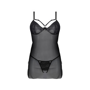Пеньюар Passion DROSERA BODY black XXL/XXXL - ECO Passion. Photo 3
