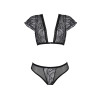 Комплект Passion LEAFA BIKINI black S/M - ECO Passion