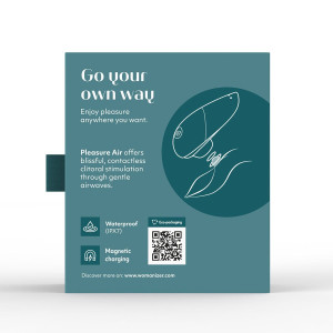 Вакуумний кліторальний стимулятор Womanizer Liberty 2 Dark Petrol. Photo 3