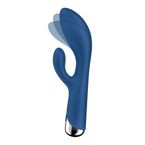 Вібратор-кролик Satisfyer Spinning Rabbit 1 Blue. Photo 2