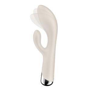 Вібратор-кролик Satisfyer Spinning Rabbit 1 Beige. Photo 2
