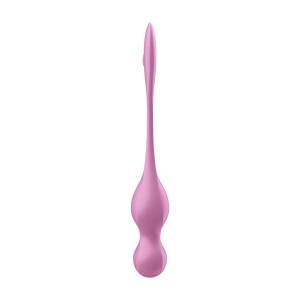 Вагінальні кульки з вібрацією Satisfyer Love Birds 1 Connect App Pink. Photo 2