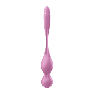 Вагінальні кульки з вібрацією Satisfyer Love Birds 1 Connect App Pink. Photo 3