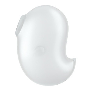 Вакуумний кліторальний стимулятор із вібрацією Satisfyer Cutie Ghost White. Photo 2