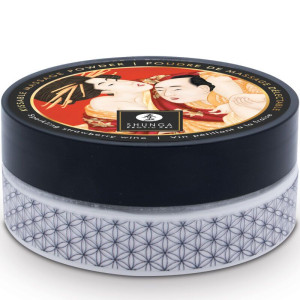 Смачна пудра для оральних пестощів Shunga Body Powder – Sparkling Strawberry Wine (75 гр). Photo 3