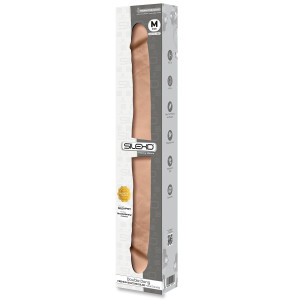 Фалоімітатор двосторонній SIlexD Billy-Joe Double Dong M Flesh, двошаровий, силікон+Silexpan. Photo 2