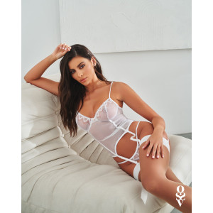 Корсет Obsessive Alissium corset & thong M/L. Photo 3