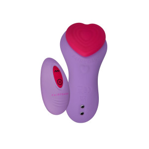 Вібромасажер FairyGasm HeartGem violet. Photo 2