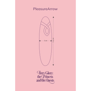 Вібратор FairyGasm PleasureArrow blue. Photo 3