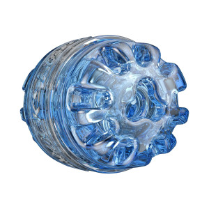 Мастурбатор Fleshlight Quickshot Turbo Blue Ice, компактний, чудово для пар і мінету. Photo 2