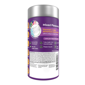 Презервативы ONE Mixed Pleasures 12 шт, подарочная упаковка тюб. Photo 3