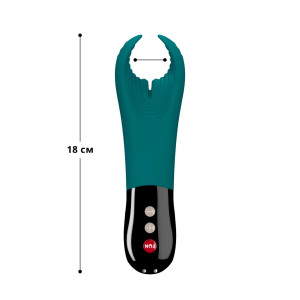 Вібратор для пеніса Fun Factory MANTA deep sea blue/black, підходить для парних ігор. Photo 2