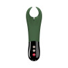Вібратор для пеніса Fun Factory MANTA moss green/black, підходить для парних ігор