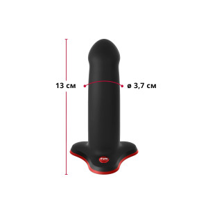 Фалоімітатор Fun Factory AMOR, чорний, довжина 14,6 см, діаметр 3,7 см, вигнутий. Photo 2