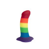 Фалоімітатор Fun Factory AMOR, райдужний, довжина 14,6 см, діаметр 3,7 см, вигнутий 