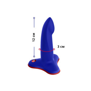 Фалоімітатор Fun Factory LIMBA FLEX S, синій, гнучкий, з ефектом пам’яті, підходить для точки G . Photo 2