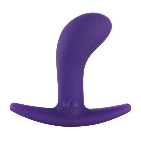 Анальна пробка Fun Factory BOOTIE, S, фіолетова, діаметр 2,8 см, тонкий обмежувач 